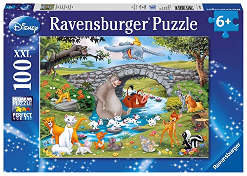 Ravensburger Kinderpuzzle - 10947 Die Familie der Animal Friends - Disney-Puzzle für Kinder ab 6 Jahren, mit 100 Teilen im XXL-Format von Ravensburger
