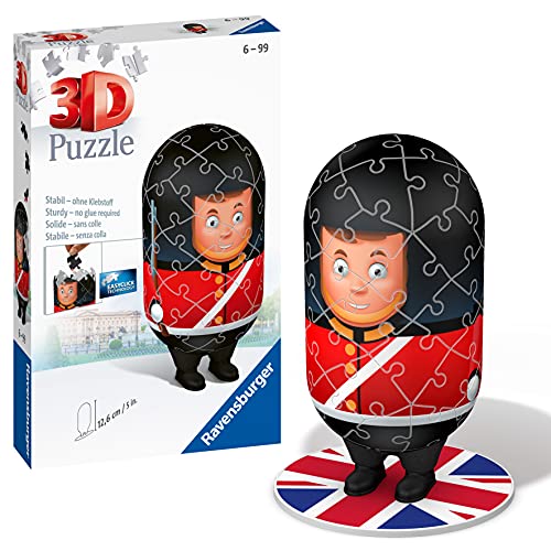 Ravensburger London Royal Guard geformtes 3D-Puzzle für Kinder ab 6 Jahren, 54 Teile, kein Kleber erforderlich von Ravensburger