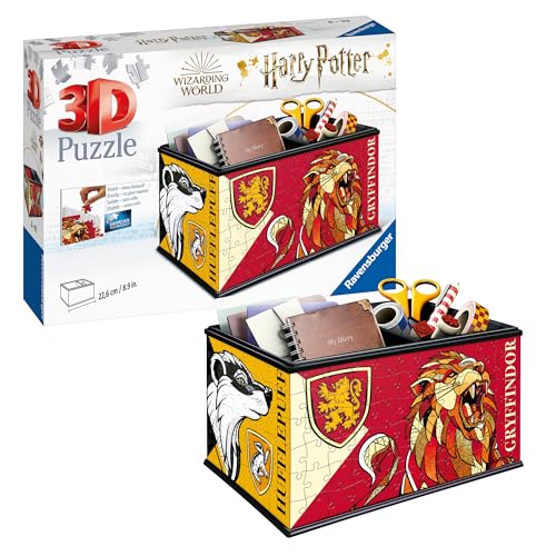 Ravensburger 3D Puzzle 11258 - Aufbewahrungsbox Harry Potter - Praktischer Organizer für Harry Potter Fans - Geschenkidee für Erwachsene und Kinder ab 8 Jahren von Ravensburger