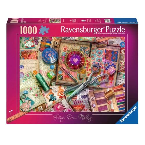 Ravensburger Puzzle, 1000 Teile: Schneiderei, Puzzles für Erwachsene, 70 x 50 cm Ravensburger Puzzle, 1000 Teile: Schneiderei, Puzzles für Erwachsene, 70 x 50 cm von Ravensburger