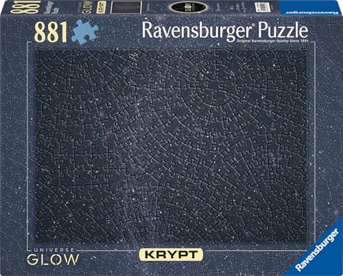 Ravensburger Puzzle 12000240 - Krypt Puzzle Universe Glow - Schweres Puzzle für Erwachsene und Kinder ab 14 Jahren, mit 881 Teilen von Ravensburger