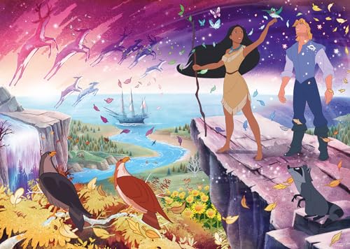 Ravensburger Puzzle 12000243 - Pocahontas - 1000 Teile Disney Puzzle für Erwachsene und Kinder ab 14 Jahren von Ravensburger