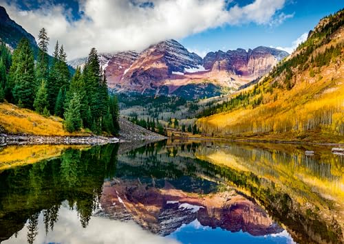 Ravensburger Puzzle 12000255 - Aspen, Colorado - 1000 Teile Puzzle, Beautiful Mountains Kollektion, für Erwachsene und Kinder ab 14 Jahren Ravensburger Puzzle 12000255 - Aspen, Colorado - 1000 Teile Puzzle, Beautiful Mountains Kollektion, für Erwachsene und Kinder ab 14 Jahren von Ravensburger