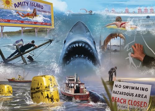 Ravensburger Puzzle 12000277 - Jaws - 1000 Teile Puzzle für Erwachsene und Kinder ab 14 Jahren, von Ravensburger