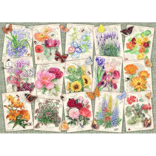 Ravensburger Puzzle für Erwachsene – Puzzle 1000 Teile – Poster mit Gartenblumen – Erwachsene und Kinder ab 14 Jahren – Hochwertiges Puzzle – Natur & Blumen – 12000286 von Ravensburger