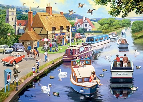 Ravensburger 12000289 - Abend am Fluss - Puzzle 1000 Teile - Erwachsene und Jugendliche Puzzle ab 14 Jahren von Ravensburger