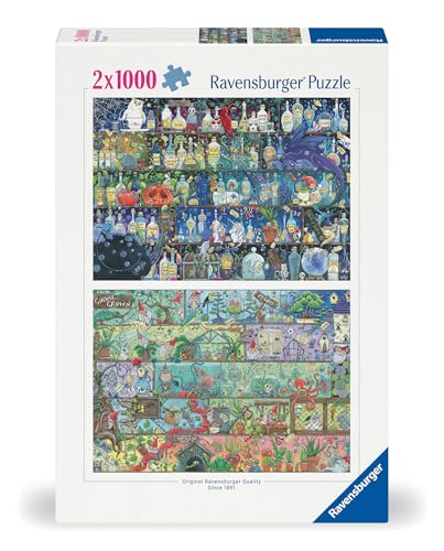 Ravensburger Puzzle 12000338 - Zoe Sadler: Magische Regale - 2X 1000 Teile Puzzle für Erwachsene und Kinder ab 14 Jahren Ravensburger Puzzle 12000338 - Zoe Sadler: Magische Regale - 2X 1000 Teile Puzzle für Erwachsene und Kinder ab 14 Jahren von Ravensburger