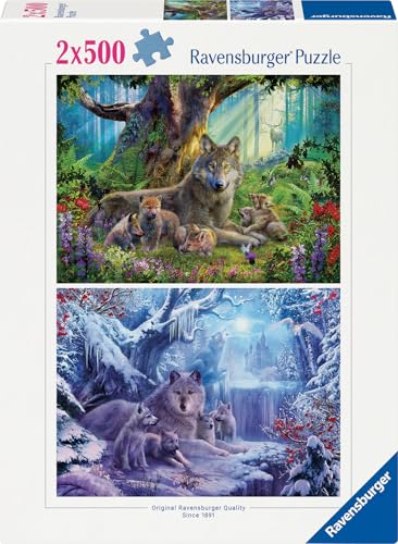 Ravensburger Puzzle 12000342 - Wölfe - 2X 500 Teile Puzzle für Erwachsene und Kinder ab 12 Jahren, Tier-Puzzle Wolf Ravensburger Puzzle 12000342 - Wölfe - 2X 500 Teile Puzzle für Erwachsene und Kinder ab 12 Jahren, Tier-Puzzle Wolf von Ravensburger