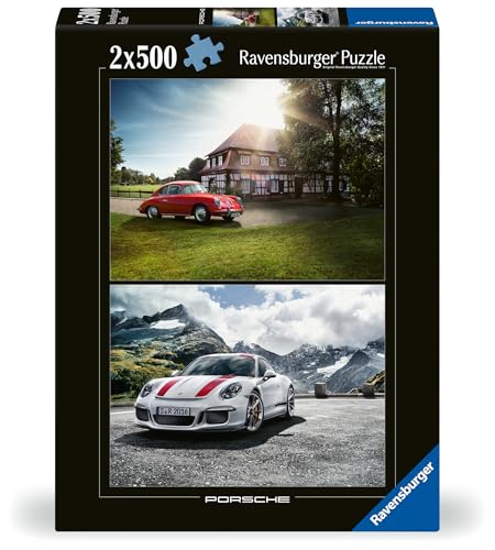 Ravensburger Puzzle 12000344 - Porsche Classic 356 + Porsche 911 R - 2X 500 Teile Puzzle für Erwachsene und Kinder ab 12 Jahren Ravensburger Puzzle 12000344 - Porsche Classic 356 + Porsche 911 R - 2X 500 Teile Puzzle für Erwachsene und Kinder ab 12 Jahren von Ravensburger