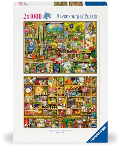Ravensburger Puzzle 12000381 - Colin Thompson - 2 x 1000 Teile Puzzle für Erwachsene und Kinder ab 14 Jahren, 2-in-1 Sonderedition mit Motiven von Colin Thompson Ravensburger Puzzle 12000381 - Colin Thompson - 2 x 1000 Teile Puzzle für Erwachsene und Kinder ab 14 Jahren, 2-in-1 Sonderedition mit Motiven von Colin Thompson von Ravensburger