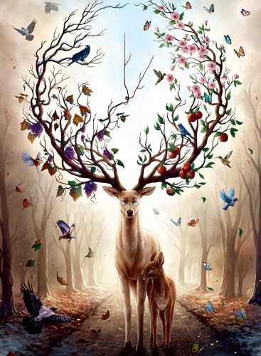 Ravensburger Puzzle 12000391 - Geheimnisvoller Hirsch - 500 Teile Puzzle für Erwachsene und Kinder ab 12 Jahre Ravensburger Puzzle 12000391 - Geheimnisvoller Hirsch - 500 Teile Puzzle für Erwachsene und Kinder ab 12 Jahre von Ravensburger