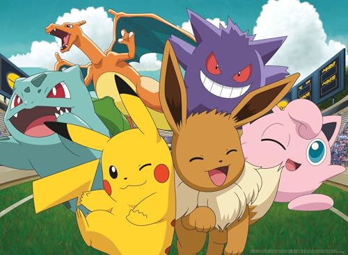 Ravensburger Puzzle 12000441 - Die Pokémon im Stadion - 500 Teile Puzzle für Erwachsene und Kinder ab 12 Jahren von Ravensburger