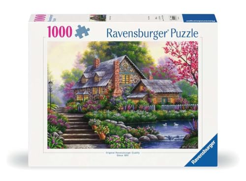 Ravensburger Puzzle 12000464 - Romantisches Cottage - 1000 Teile Puzzle für Erwachsene und Kinder ab 14 Jahren, Ravensburger Puzzle 12000464 - Romantisches Cottage - 1000 Teile Puzzle für Erwachsene und Kinder ab 14 Jahren, von Ravensburger