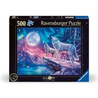 Erwachsenenpuzzle 500 Teile - Wolf im Nordlicht von Ravensburger Verlag GmbH
