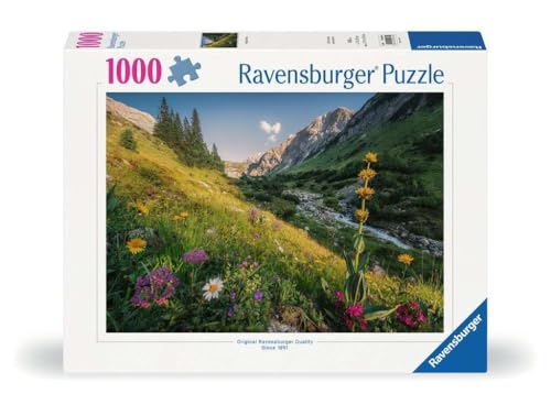 Ravensburger Puzzle 12000484 - Im Garten Eden - 1000 Teile Puzzle für Erwachsene und Kinder ab 14 Jahren, Landschaftspuzzle mit Bergen von Ravensburger