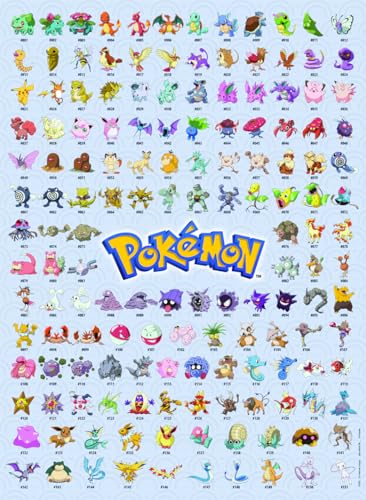 Ravensburger Puzzle 12000511 - Die ersten 151 Pokémon - 500 Teile Puzzle für Erwachsene und Kinder ab 12 Jahren, Pokémon Puzzle, Pokémon Geschenke Ravensburger Puzzle 12000511 - Die ersten 151 Pokémon - 500 Teile Puzzle für Erwachsene und Kinder ab 12 Jahren, Pokémon Puzzle, Pokémon Geschenke von Ravensburger