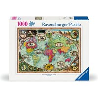 Erwachsenenpuzzle 1000 Teile - Mit Fahrrad um die Welt von Ravensburger Verlag GmbH