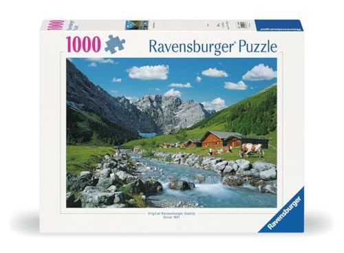 Ravensburger Puzzle 12000649 - Krawendelgebirge in Österreich - 1000 Teile Puzzle für Erwachsene und Kinder ab 14 Jahren, Landschafts-Puzzle mit Österreich-Motiv von Ravensburger
