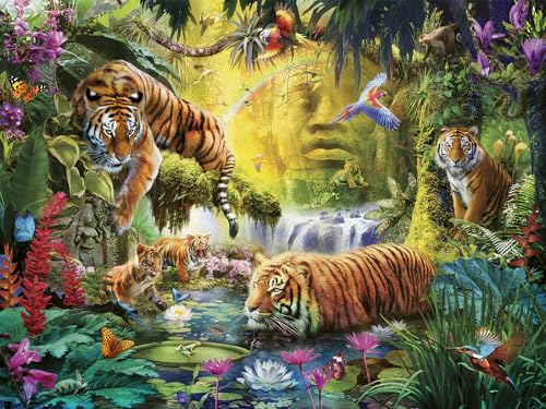 Ravensburger Puzzle 12000696 Idylle am Wasserloch 1.500 Teile von Ravensburger