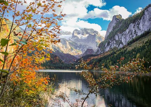 Ravensburger Puzzle 12000834 - Vorderer Gosausee - 1000 Teile Puzzle für Erwachsene ab 14 Jahren von Ravensburger