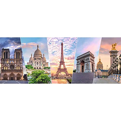 Nathan Puzzle 1000 Teile – Die Sehenswürdigkeiten von Paris – Erwachsene und Kinder ab 14 Jahren – Premium-Puzzle – perfekte Integration – Urban Collection – 12000890 von Ravensburger