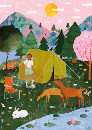 Nathan Puzzle 1000 Teile – Let's go Camping – Laura Lhuillier – Erwachsene und Kinder ab 14 Jahren – Premium-Puzzle – Kollektion Carte Blanche – 12000896 Nathan Puzzle 1000 Teile – Let's go Camping – Laura Lhuillier – Erwachsene und Kinder ab 14 Jahren – Premium-Puzzle – Kollektion Carte Blanche – 12000896 von Ravensburger