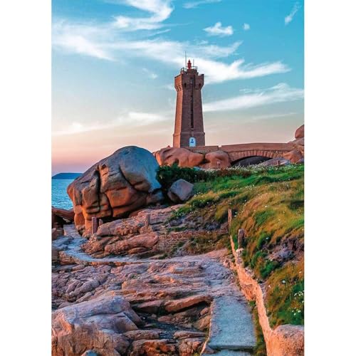 Nathan - Puzzle 1000 Teile – Der Weg der Zollbeamten, Bretagne – Erwachsene und Kinder ab 12 Jahren – Hochwertiges Puzzle – perfekte Integration – Sammlung der Wurzeln und Flügel – 12000903 von NATHAN
