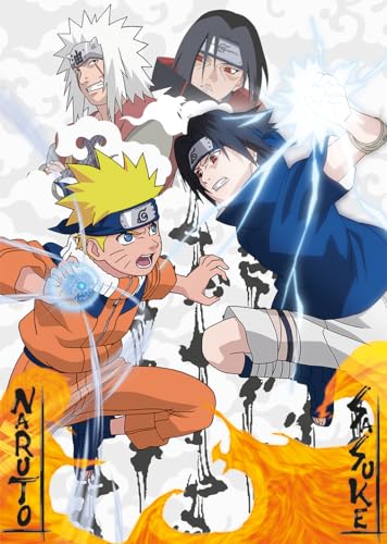 Nathan – Puzzle 1000 Teile – Naruto vs. Sasuke – Erwachsene und Kinder ab 14 Jahren – Premium-Puzzle – perfekte Integration – Manga, Anime – Kollektion Meine Helden – 12000906 von Ravensburger