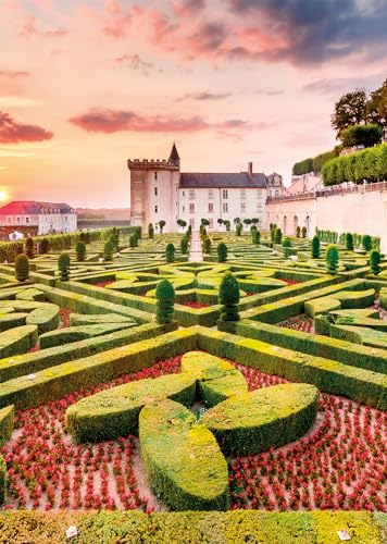 Nathan Puzzle 1000 Teile Schloss Villandry Loïc Lagarde Erwachsene und Kinder ab 14 Jahren Premium Puzzle Escape Collection 12000912 von NATHAN