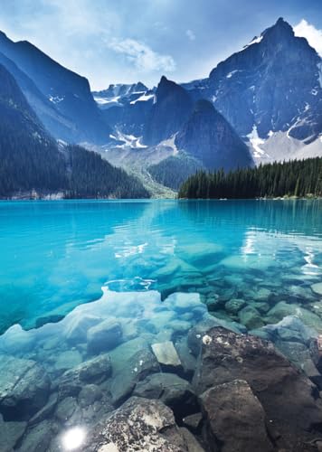 Nathan Puzzle 1000 Teile – Massiv der blauen Berge – Erwachsene und Kinder ab 14 Jahren – Hochwertiges Puzzle – perfekte Integration – Kollektion Escape – 12000913 von NATHAN