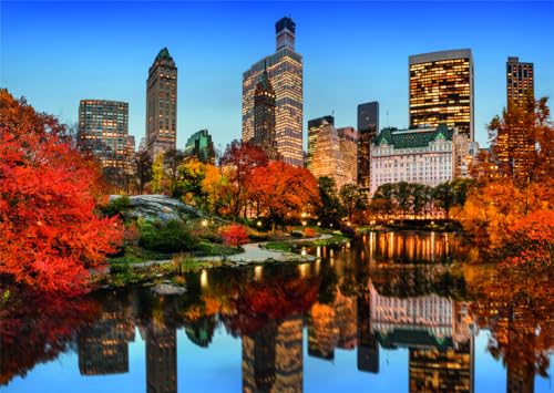 Nathan Puzzle 1500 Teile New York im Herbst Erwachsene und Kinder ab 14 Jahren Premium Puzzle Perfekte Integration Urban Collection 12000938 Nathan Puzzle 1500 Teile New York im Herbst Erwachsene und Kinder ab 14 Jahren Premium Puzzle Perfekte Integration Urban Collection 12000938 von Ravensburger