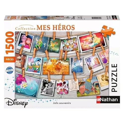 Nathan Puzzle 1500 Teile Süße Erinnerungen Disney Erwachsene und Kinder ab 14 Jahren Premium Puzzle Perfekte Integration Meine Helden Kollektion 12000941 Nathan Puzzle 1500 Teile Süße Erinnerungen Disney Erwachsene und Kinder ab 14 Jahren Premium Puzzle Perfekte Integration Meine Helden Kollektion 12000941 von Ravensburger