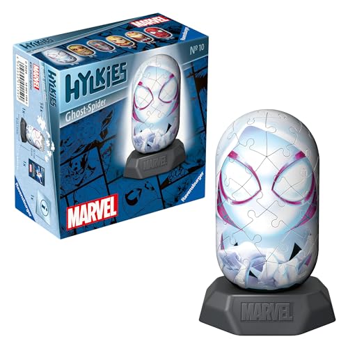 Ravensburger Hylkies: Marvel Sammelfiguren zum selbst zusammenbauen - Figur #10 - Ghost-Spider - Aufbauen, Verlieben, Sammeln - Mini-Figuren für Fans der Marvel Legends Ravensburger Hylkies: Marvel Sammelfiguren zum selbst zusammenbauen - Figur #10 - Ghost-Spider - Aufbauen, Verlieben, Sammeln - Mini-Figuren für Fans der Marvel Legends von Ravensburger