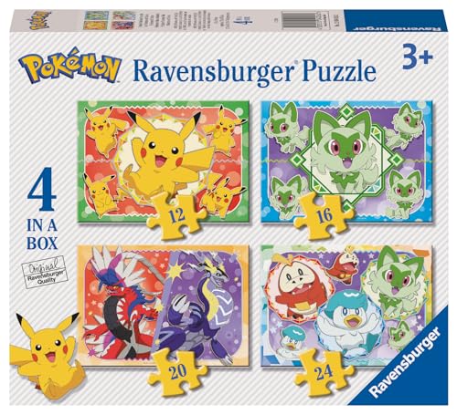 Ravensburger Pokemon Gifts – Puzzles für Kinder ab 3 Jahren – 10.2 cm Einer Box (12, 16, 20, 24 Teile) von Ravensburger