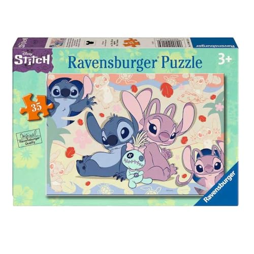 Ravensburger - 2D-Puzzle für Kinder, 35 Teile, Disney Stitch, 12004113 Ravensburger - 2D-Puzzle für Kinder, 35 Teile, Disney Stitch, 12004113 von Ravensburger