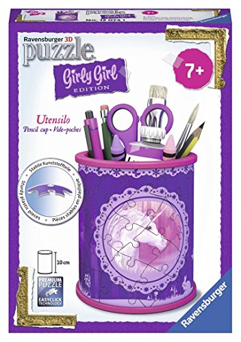 Ravensburger 12074 - 3D Puzzle Girly Girl Edition Utensilo Einhörner von Ravensburger