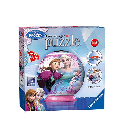 Ravensburger 12173 - Disney: Frozen (engl.) - 72 Teile Puzzleball für Kinder von Ravensburger