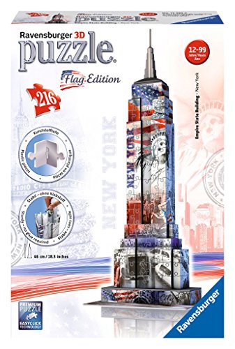 Empire State Building - New York, Flag Edition (Puzzle) von Ravensburger 3D Puzzle