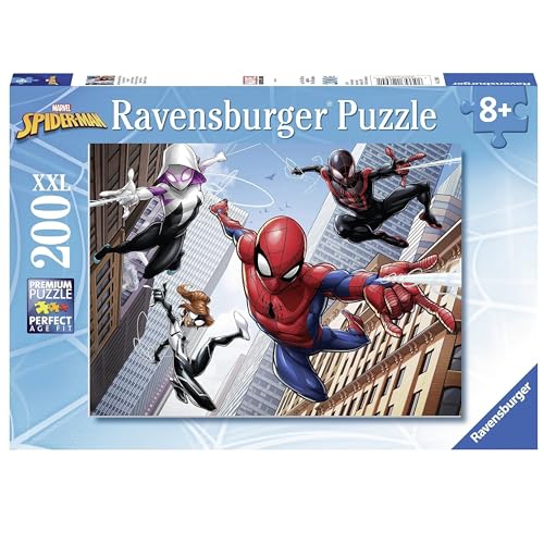 Ravensburger Kinderpuzzle - 12694 Spider-Man und Sein Team - Puzzle für Kinder ab 8 Jahren, mit 200 Teilen im XXL-Format Ravensburger Kinderpuzzle - 12694 Spider-Man und Sein Team - Puzzle für Kinder ab 8 Jahren, mit 200 Teilen im XXL-Format von Ravensburger