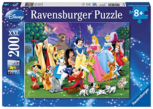 Ravensburger Kinderpuzzle - 12698 Disney Lieblinge - Disney-Puzzle für Kinder ab 8 Jahren, mit 200 Teilen im XXL-Format Ravensburger Kinderpuzzle - 12698 Disney Lieblinge - Disney-Puzzle für Kinder ab 8 Jahren, mit 200 Teilen im XXL-Format von Ravensburger