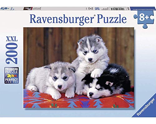 Ravensburger – 12823 Deko-– 200 Teile Puzzle – Niedliche Huskies von Ravensburger