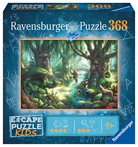 Ravensburger 12957 Whispering Woods Escape Room Mystery Challenge Puzzle für Kinder und Erwachsene ab 9 Jahren – 368 Teile, Mehrfarbig, 70 x 50 cm von Ravensburger