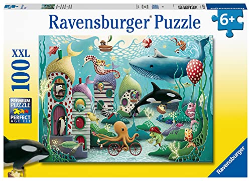 Ravensburger 12972 Fisch, Oktopus Underwater Wonders Puzzle mit extra großen Teilen, 100-teilig, für Kinder ab 6 Jahren von Ravensburger