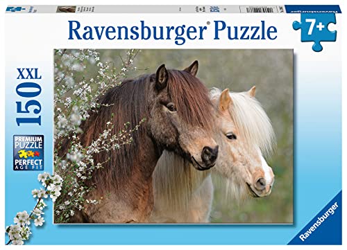 Ravensburger Kinderpuzzle - 12986 Schöne Pferde - Tier-Puzzle für Kinder ab 7 Jahren, mit 150 Teilen im XXL-Format von Ravensburger