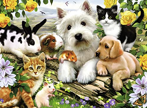 Ravensburger 13160 - Fröhliche Tierfreundschaft - 300 Teile Puzzle von Ravensburger