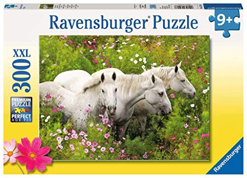 Ravensburger 132188 Kinderpuzzle 13218 - Pferde auf der Blumenwiese - 300 Teile von Ravensburger