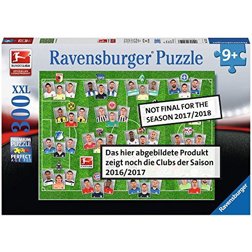 Ravensburger Kinderpuzzle 13239 National Soccer Club Bundesliga 2017/2018 Kinderpuzzle von Ravensburger Kinderpuzzle