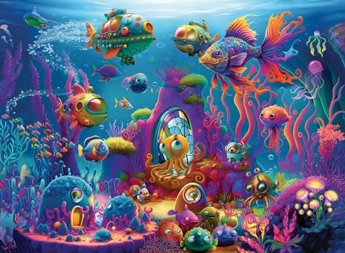 Ravensburger - Kinderpuzzle - Puzzle 150 Teile XXL - Aliens unter Wasser - ab 7 Jahren - Hochwertiges Puzzle - Dicker und Stabiler Karton - Unterwasserwelt - 13414 Ravensburger - Kinderpuzzle - Puzzle 150 Teile XXL - Aliens unter Wasser - ab 7 Jahren - Hochwertiges Puzzle - Dicker und Stabiler Karton - Unterwasserwelt - 13414 von Ravensburger