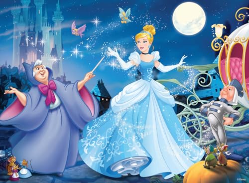 Ravensburger 13671 Disney Princess Puzzle 100 Adorable Cinderella, Multicolore, TU von Ravensburger
