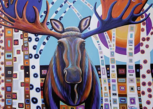Ravensburger 13979 Pz Winter Moose Puzzle 1000 Teile Fantasy, bunt Ravensburger 13979 Pz Winter Moose Puzzle 1000 Teile Fantasy, bunt von Ravensburger